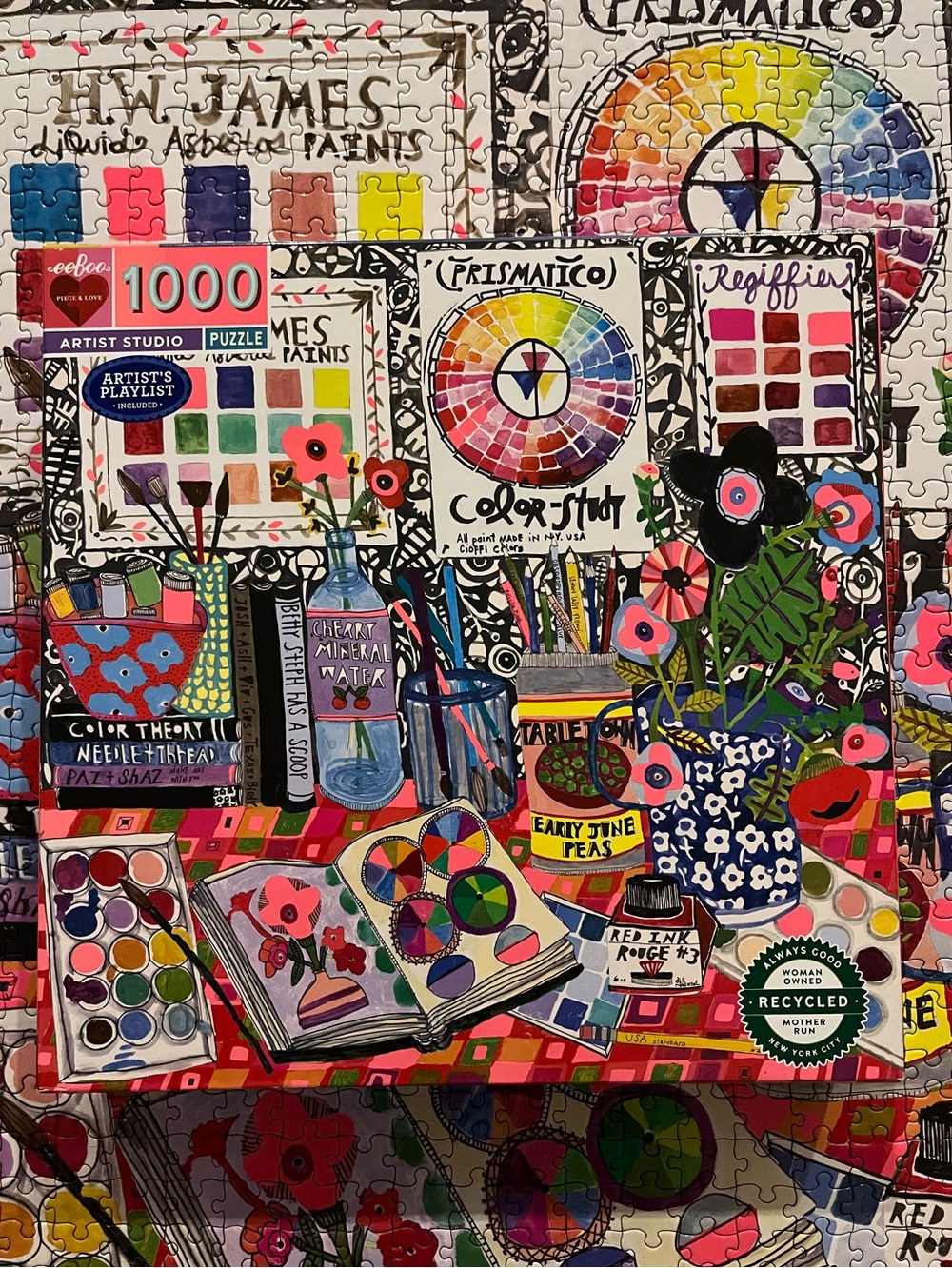 1000-Piece Artist Studio Puzzle